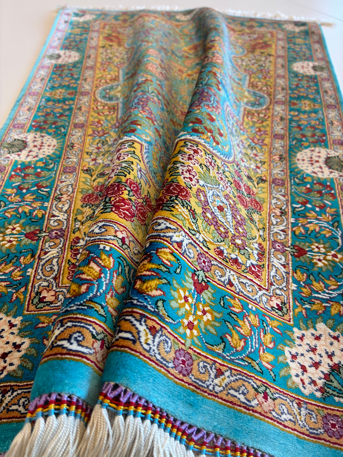 【千葉店】クム アフマディ工房 90cm x 62cm PS11946