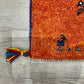 【福岡店】ギャッベ 43cm x 40cm Z2662