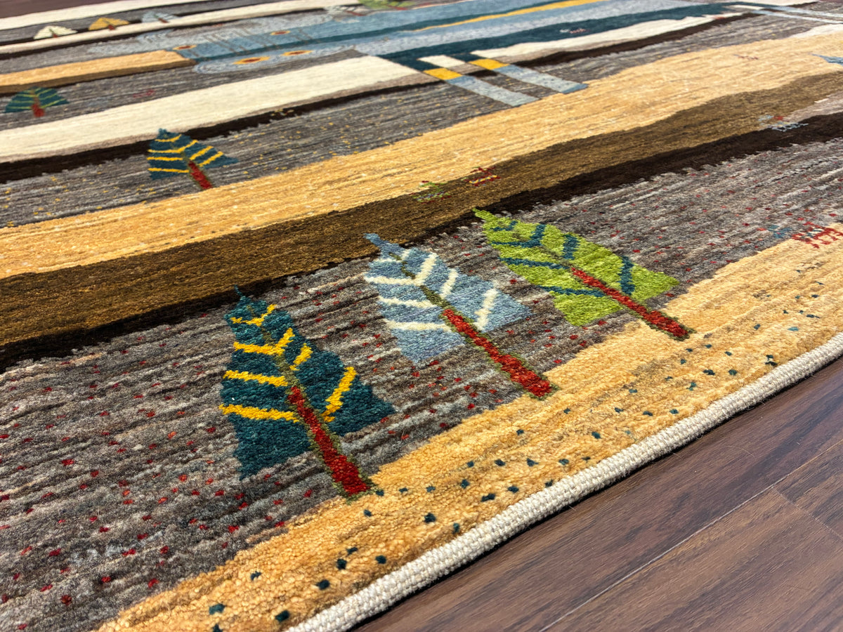 【千葉店】カシュクリギャッベ  199cm x 148cm RJ17447