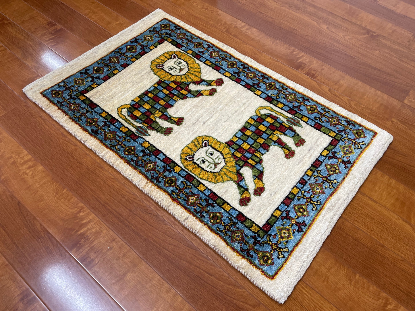 【オンライン限定】カシュクリギャッベ 96cm x 61cm RJ17296