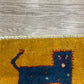 【福岡店】ギャッベ 44cm x 38cm Z3289
