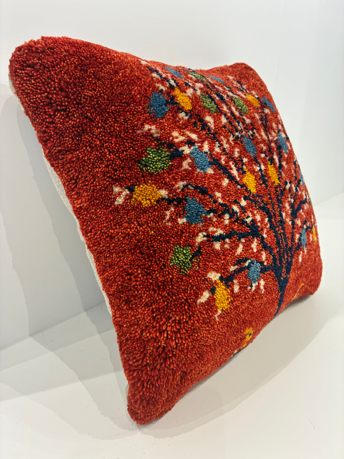 【千葉店】ギャッベクッション 48cm x 52cm Z2878