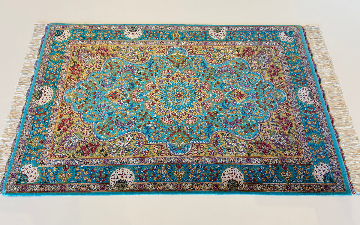 【千葉店】クム アフマディ工房 90cm x 62cm PS11946