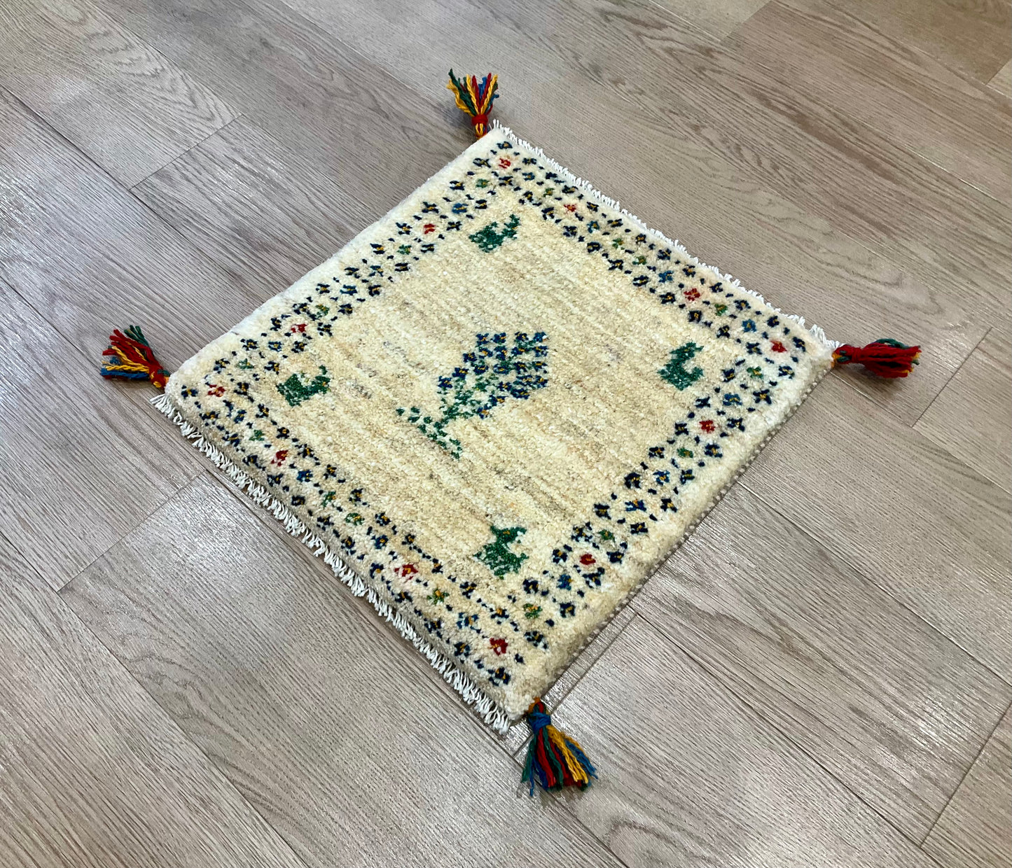 ギャッベ 45cm x 43cm Z210