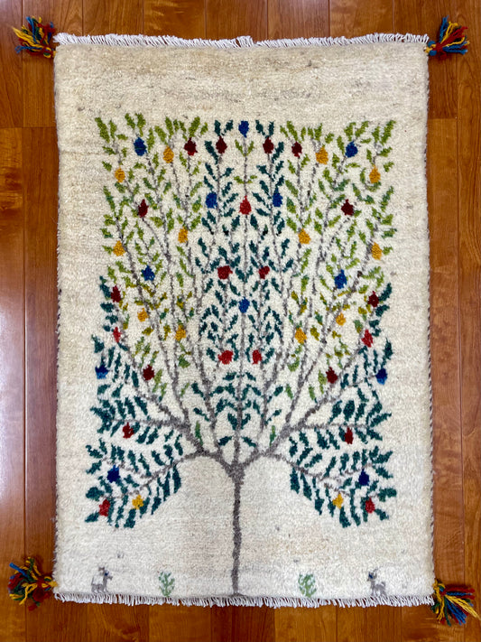 【オンライン限定】ギャッベ 90cm x 62cm RJ14212