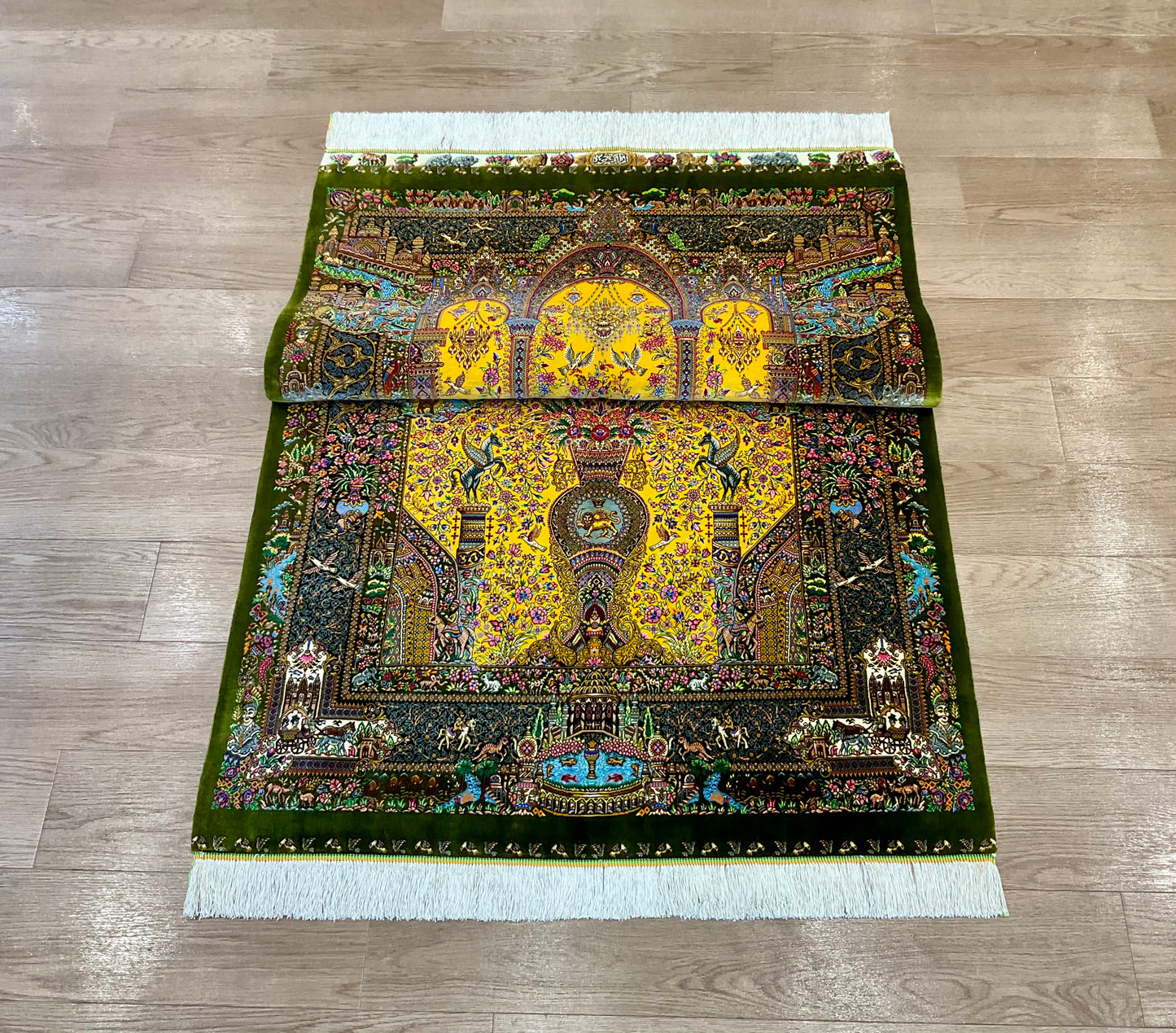 クム モハンマド工房 155cm x 100cm NT11115