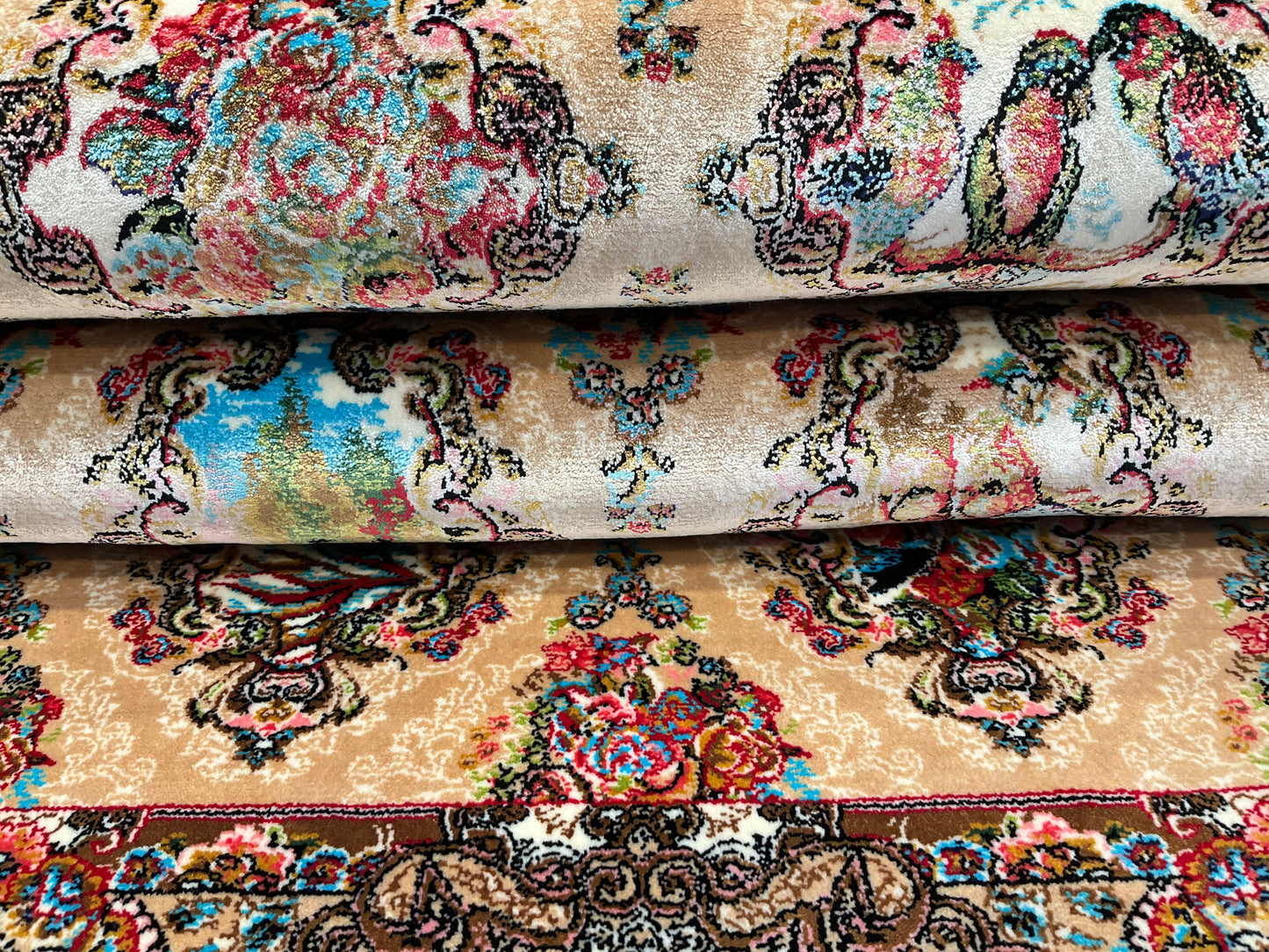 ペルシャンシルク 120cm x 80cm PS10444