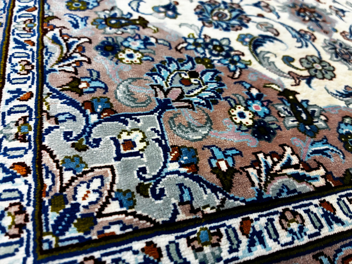 【千葉店】カシャーンシルク ファッラー工房 90cm x 58cm PS12627