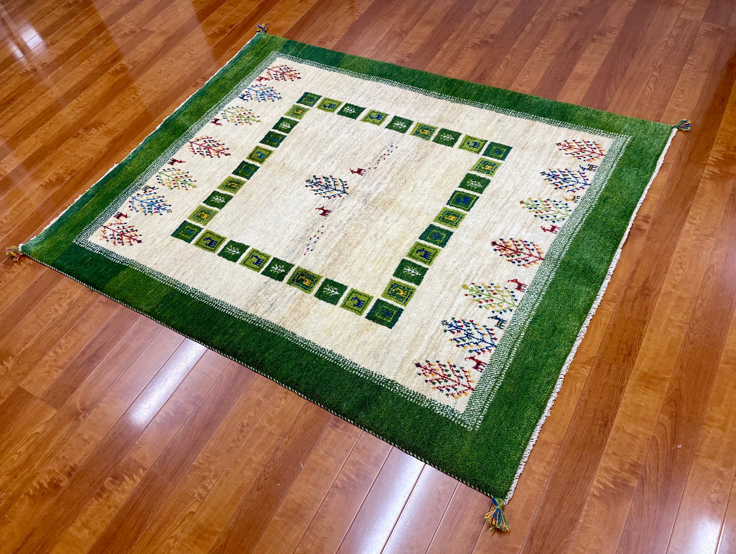 【オンライン限定】ギャッベ  200cm x 158cm RJ3853
