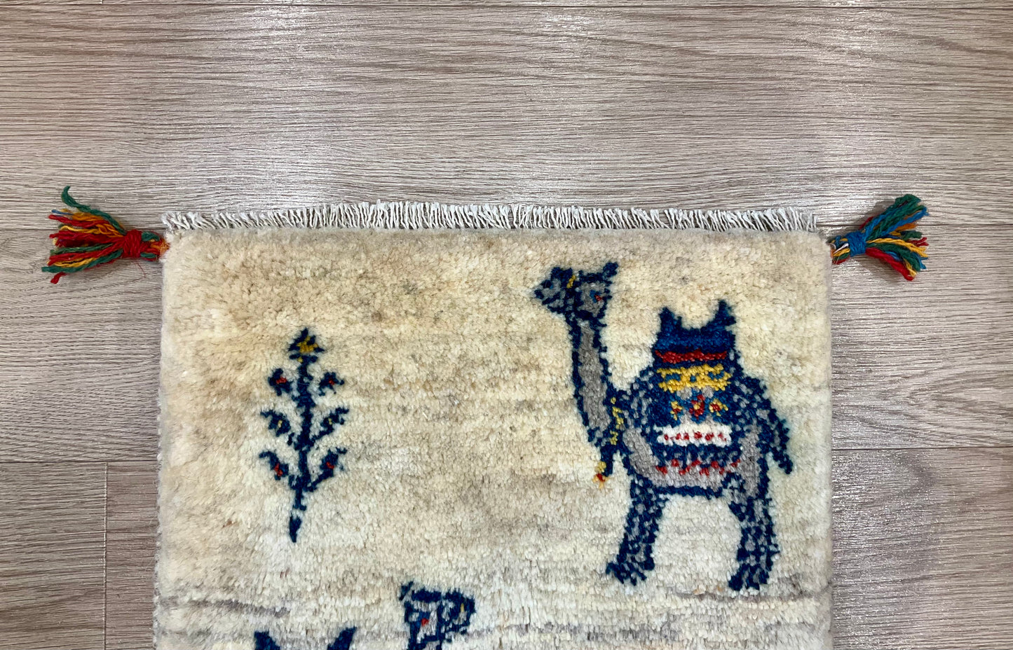 ギャッベ 44cm x 45cm Z1216