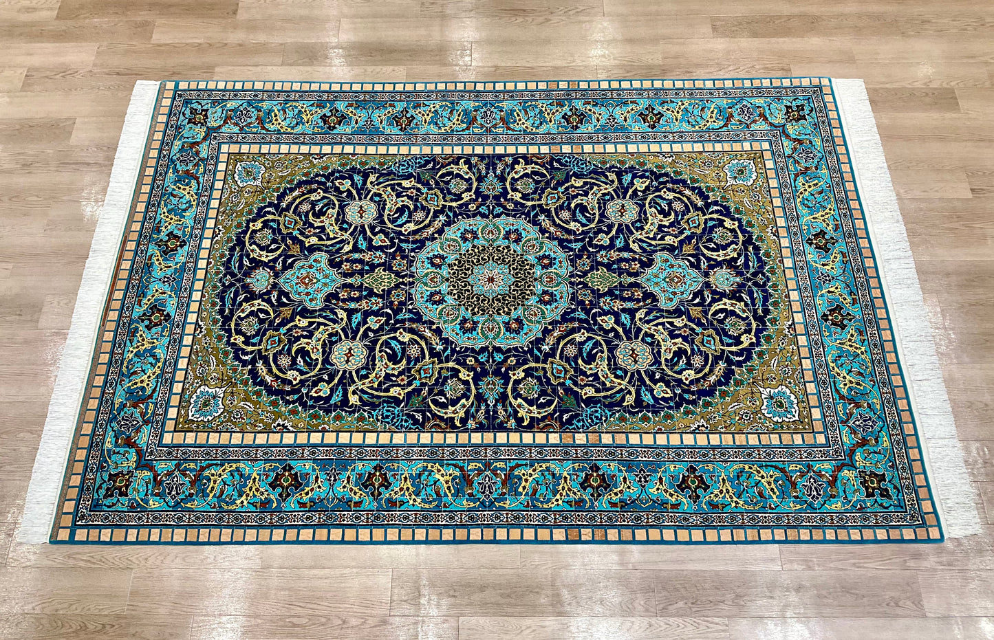 イスファハン ハギギ工房 318cm x 210cm B5800