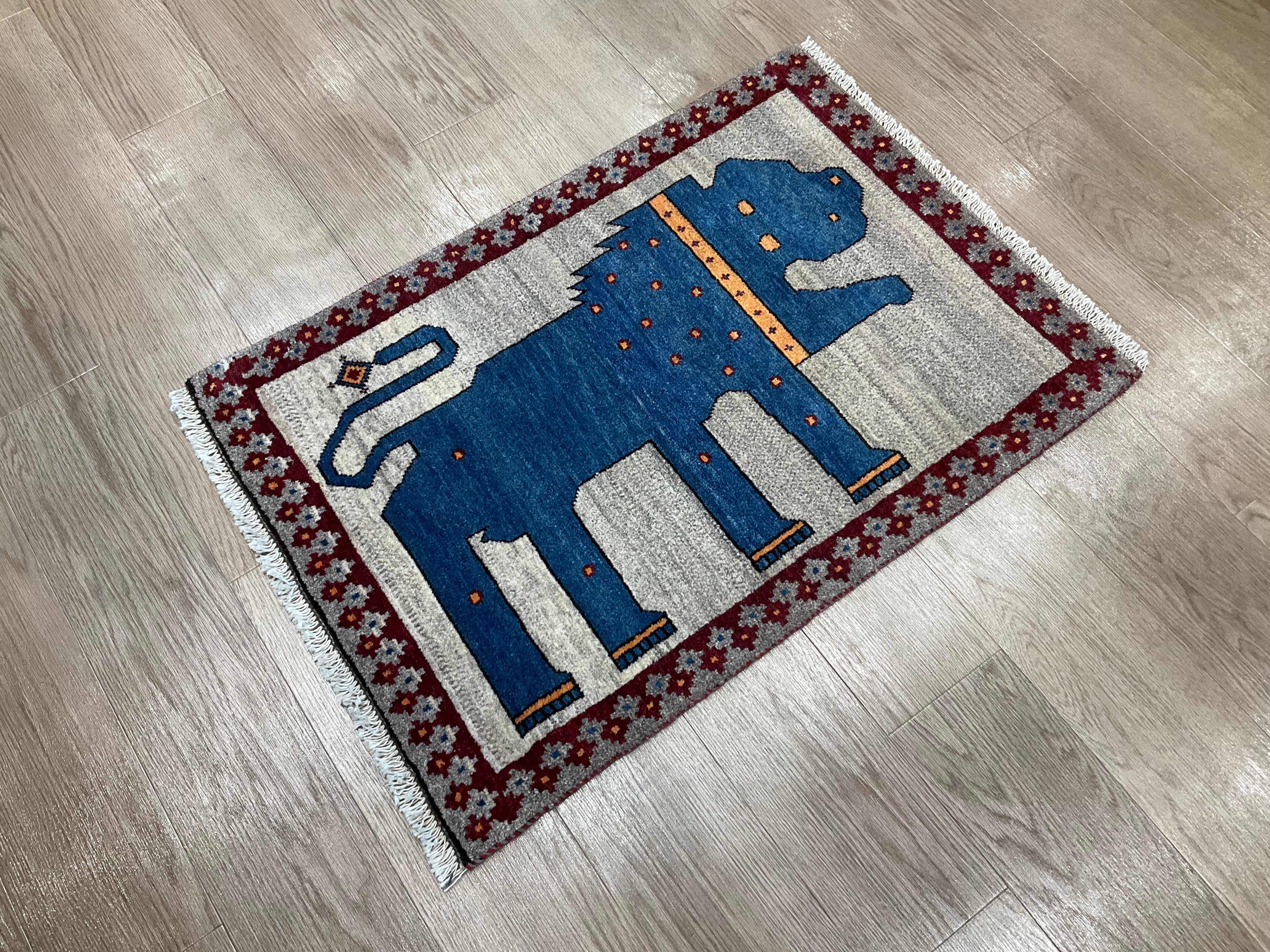 148×49cm【ペルシャ手織りカシュクリギャッベ] リズ バフト