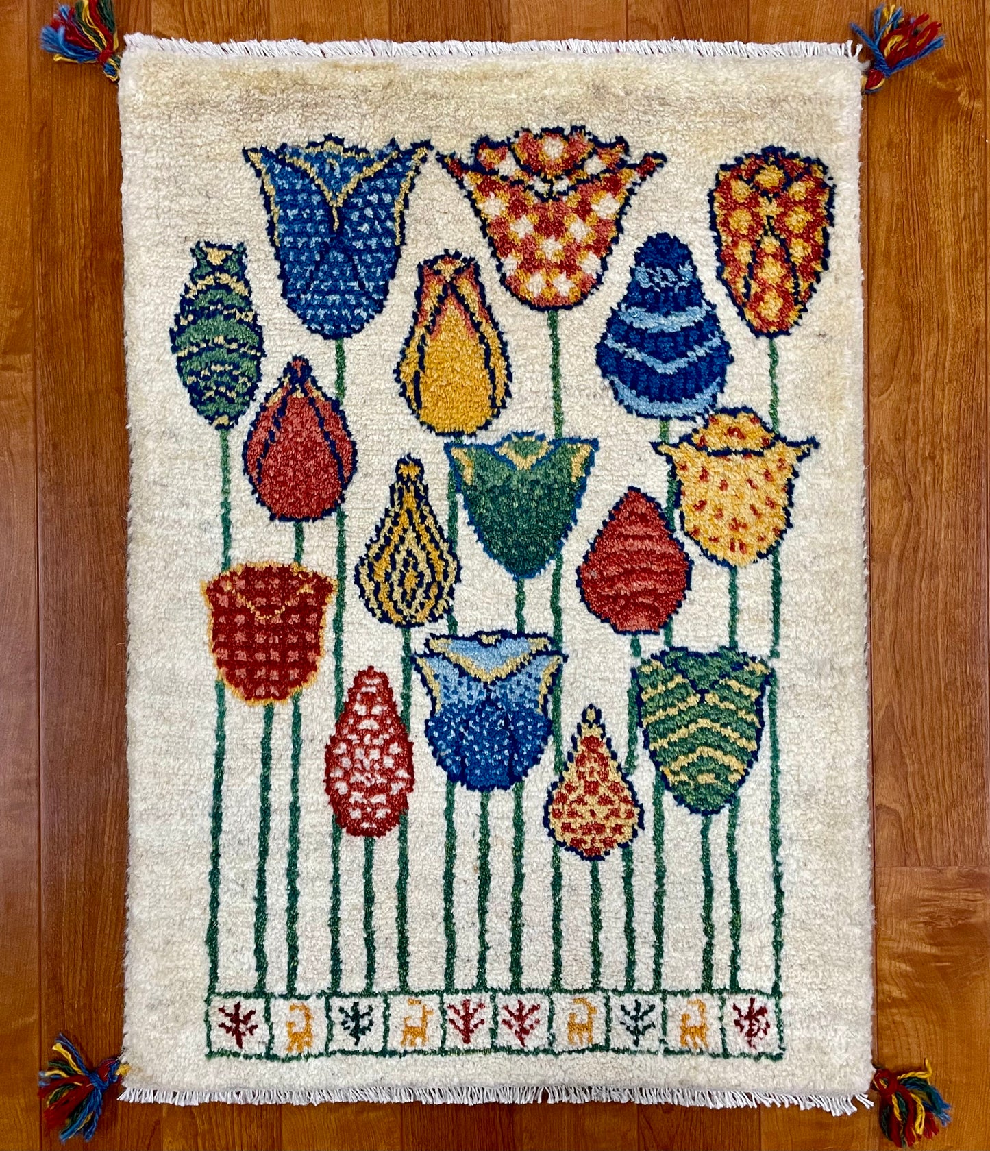 【オンライン限定】ギャッベ 90cm x 63cm RJ13747