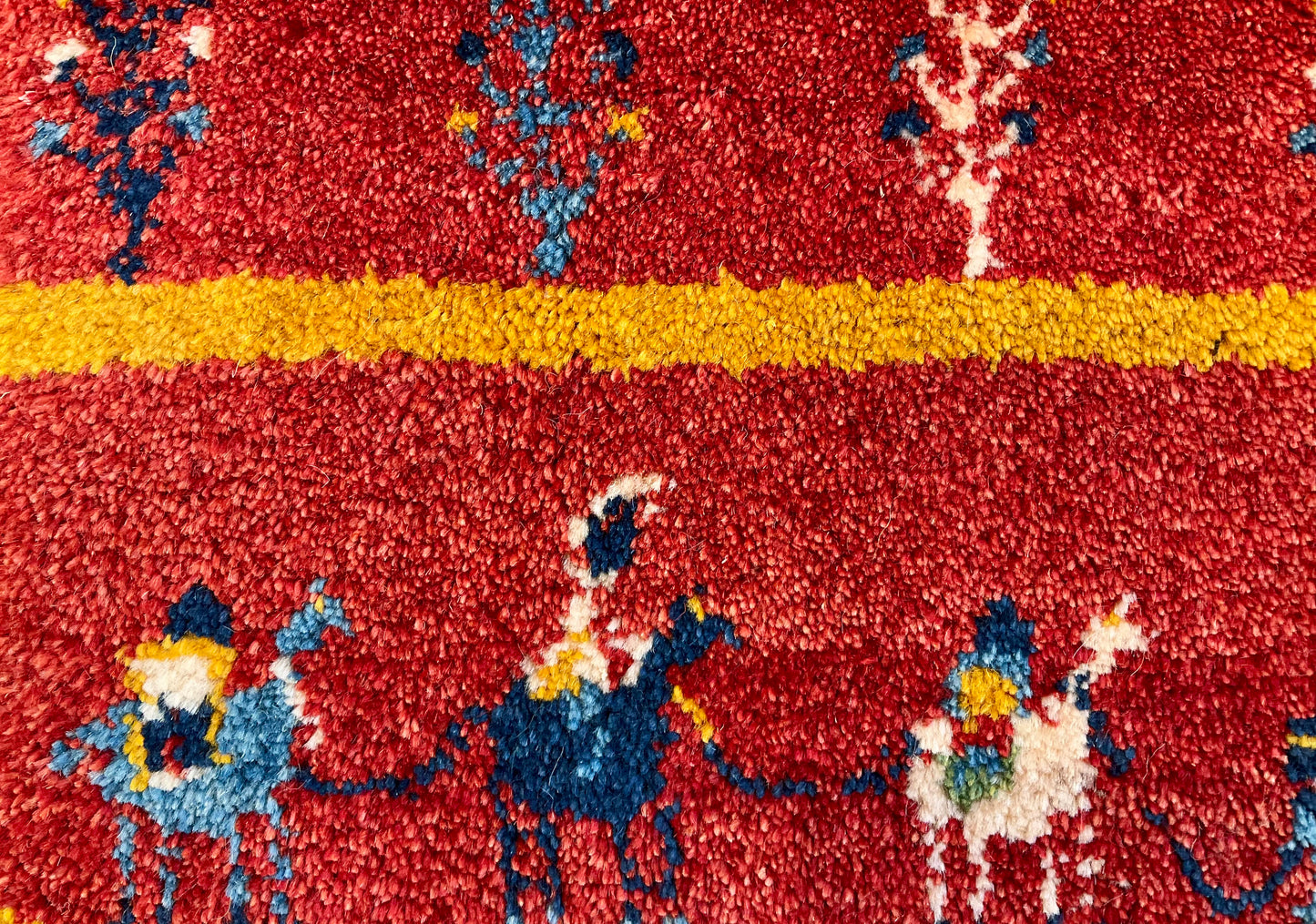 ギャッベ 40cm x 40cm Z475