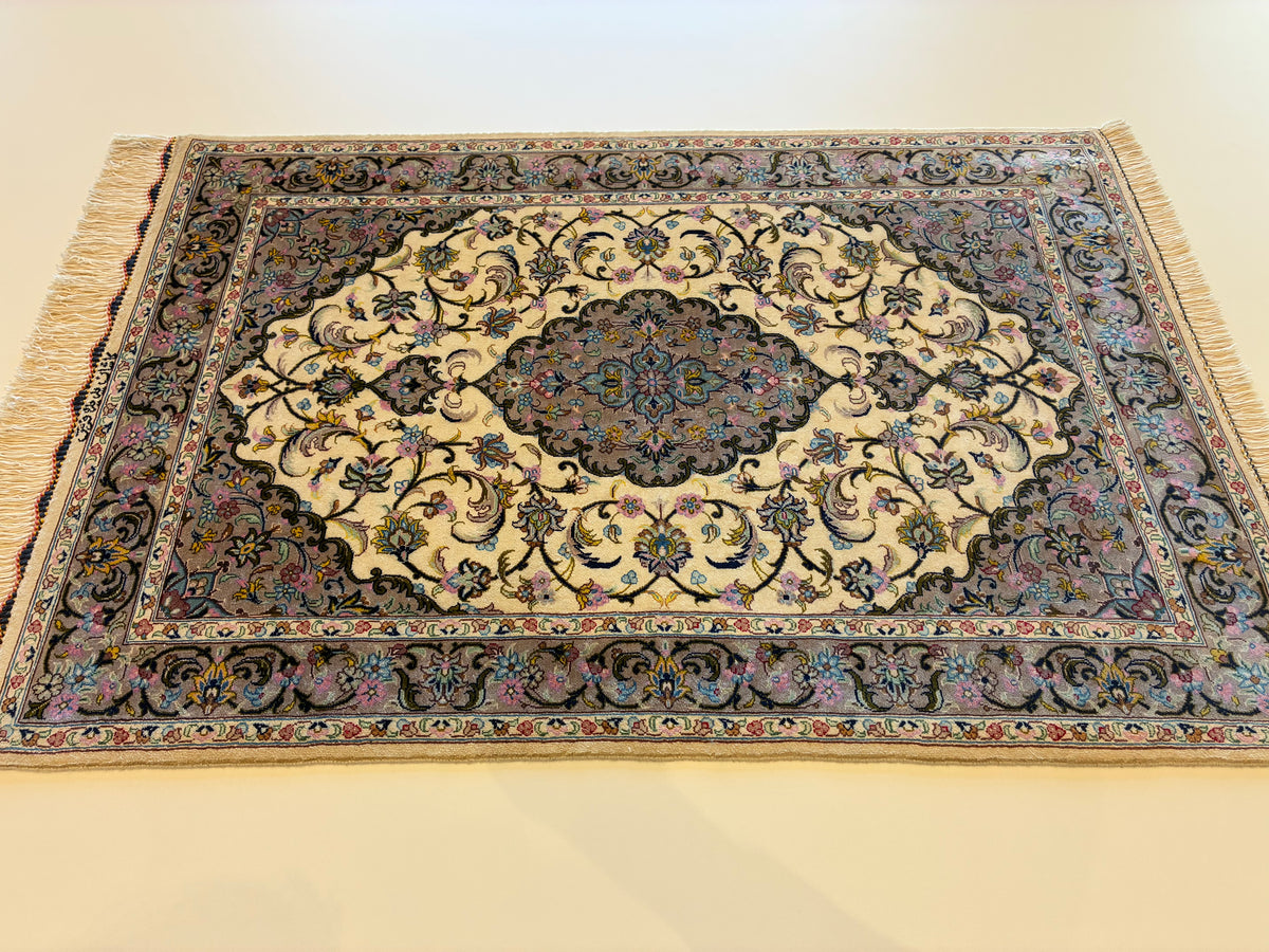 【千葉店】カシャーンシルク パディデ工房 88cm x 60cm PS12774