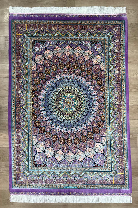 ペルシャンシルク 200cm x 135cm PS11915