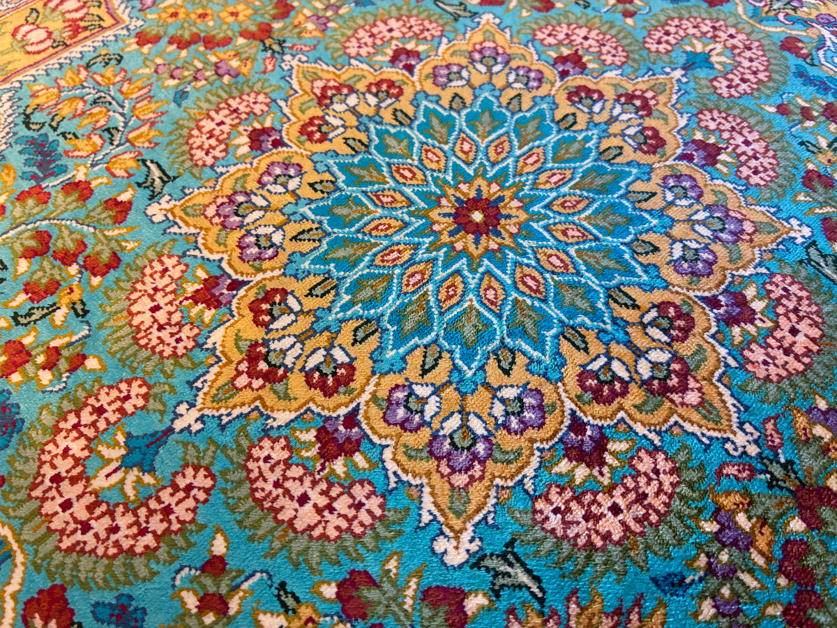 【千葉店】クム アフマディ工房 90cm x 62cm PS11946