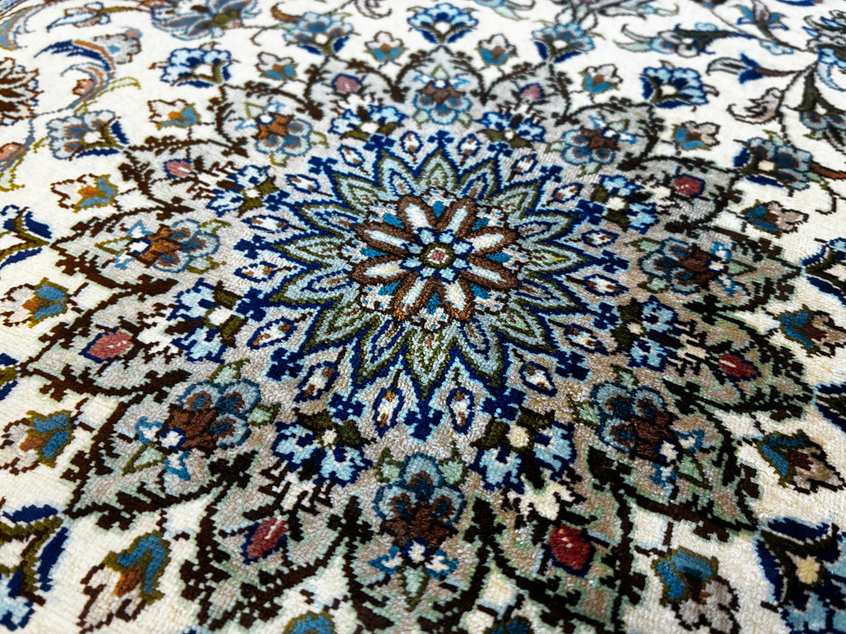 【千葉店】カシャーンシルク ネギン工房 92cm x 58cm NT13856
