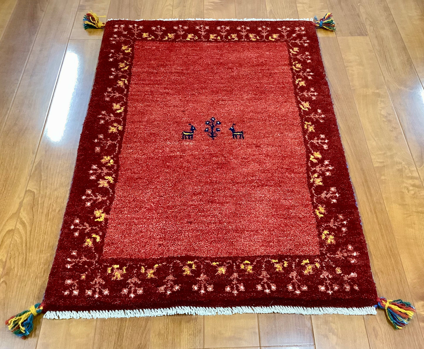 【オンライン限定】ギャッベ 90cm x 64cm RJ12380
