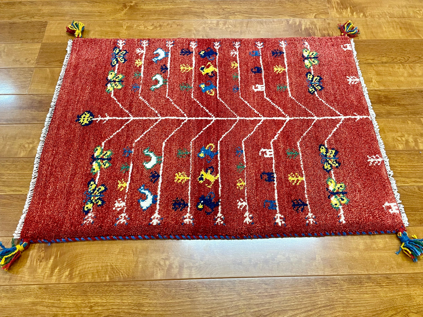 【オンライン限定】ギャッベ 85cm x 62cm RJ12395