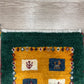 【福岡店】ギャッベ 43cm x 40cm Z3522