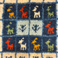 【千葉店】ギャッベ 39cm x 38cm Z3172