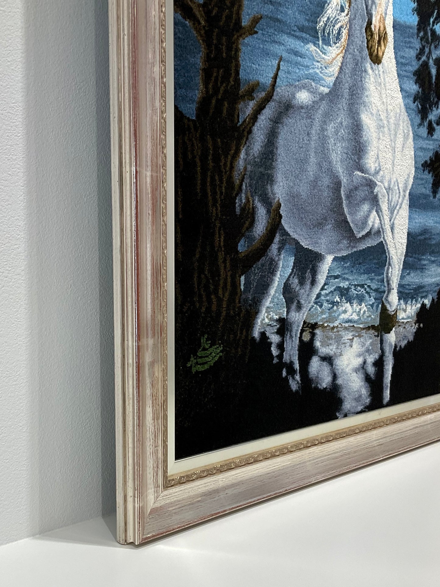 【額装】タブリーズ （白馬）アーリナサブ工房 89cm x 68cm NT8782