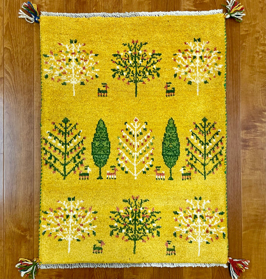【オンライン限定】ギャッベ 85cm x 63cm RJ1473