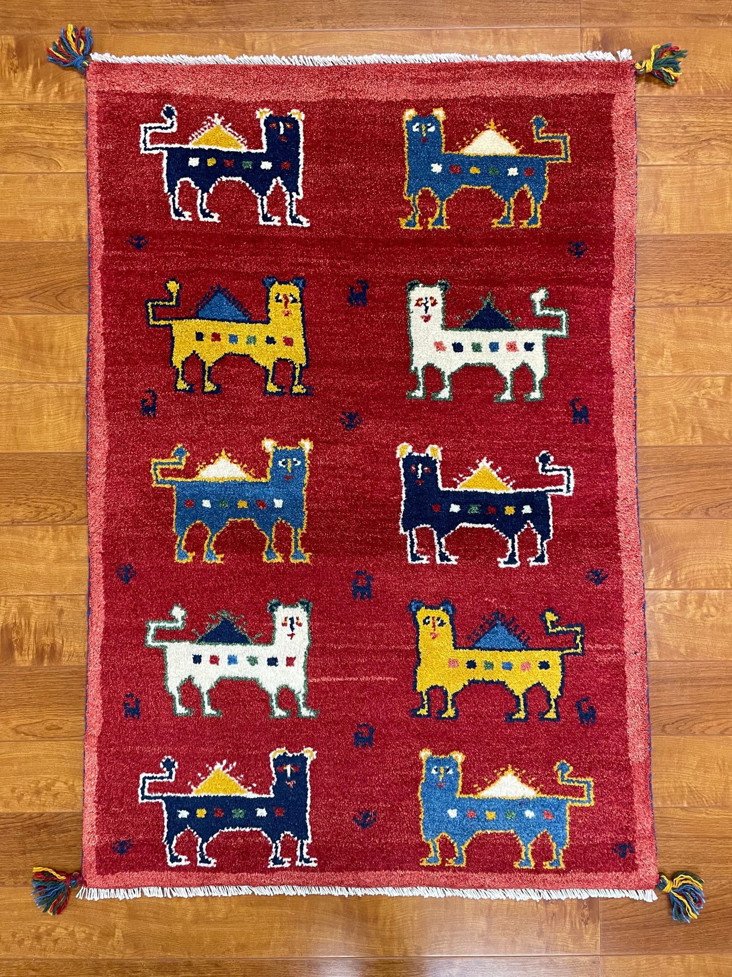 【オンライン限定】ギャッベ 118cm x 83cm RJ12628