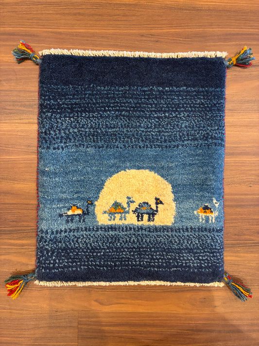 【千葉店】ギャッベ 54cm x 45cm NN19998