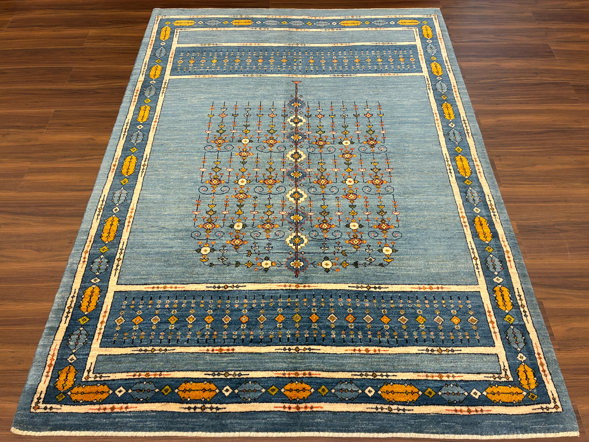 【千葉店】カシュクリギャッベ  208cm x 152cm RJ17449