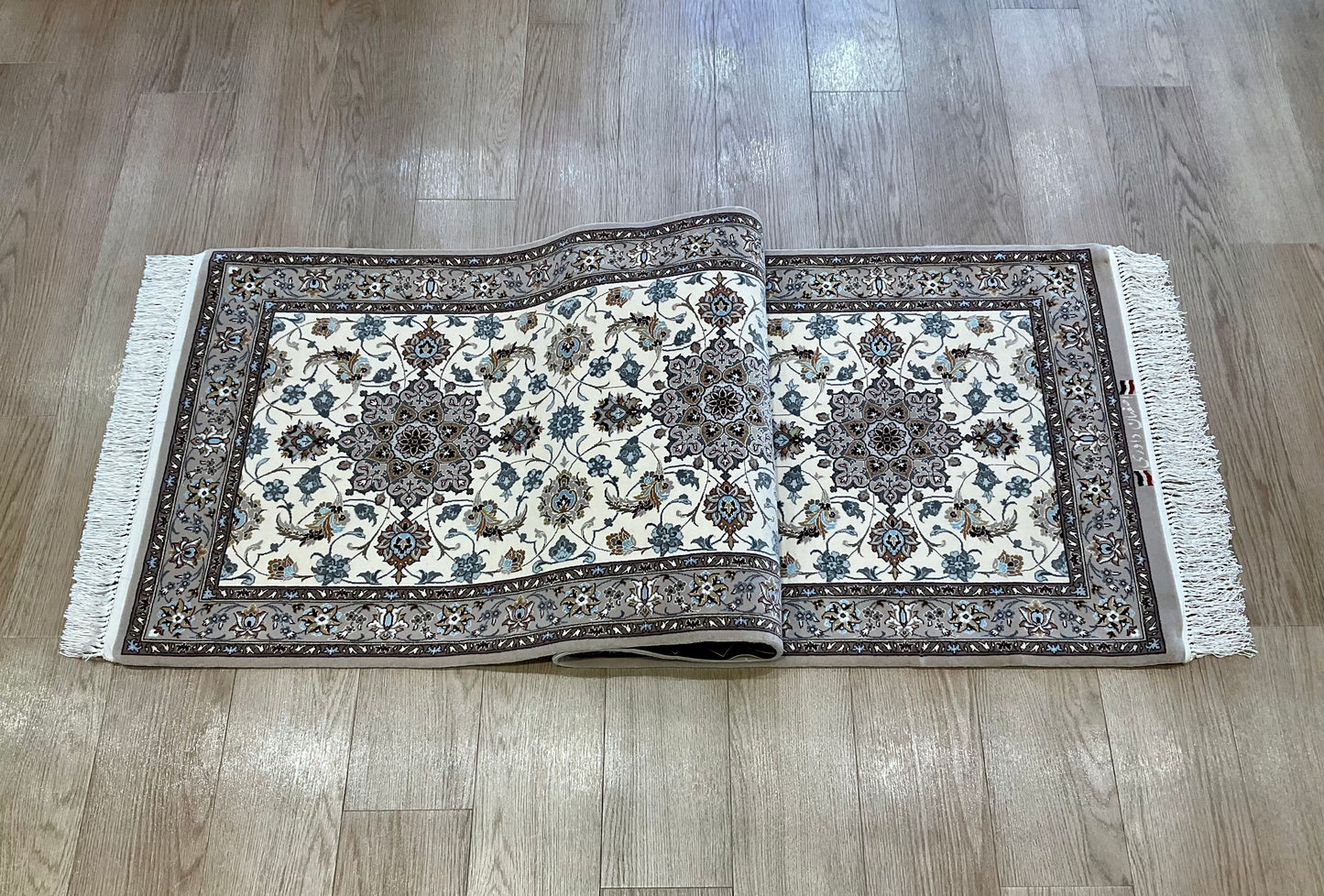 イスファハン ダーバリ工房 203cm x 64cm B6868