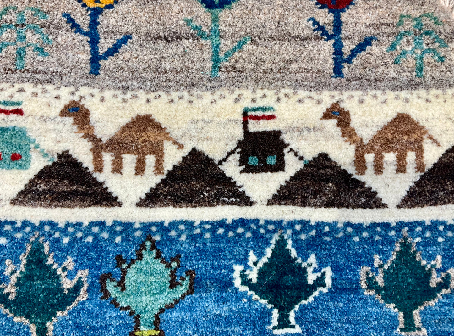 ギャッベ アマレバフト 40cm x 40cm T2183