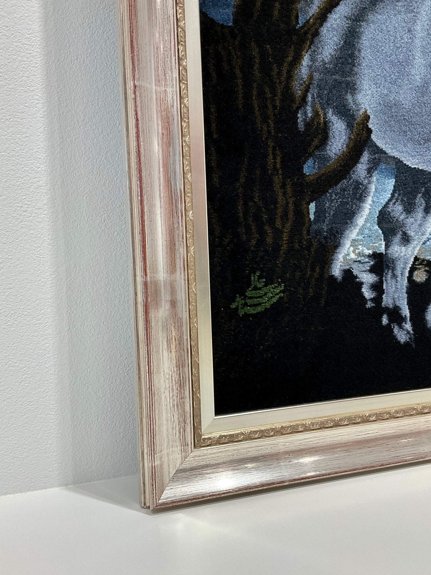 【額装】タブリーズ （白馬）アーリナサブ工房 89cm x 68cm NT8782