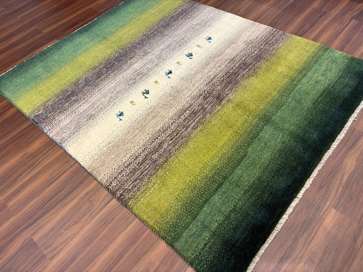 【千葉店】ギャッベ  195cm x 153cm RJ10575