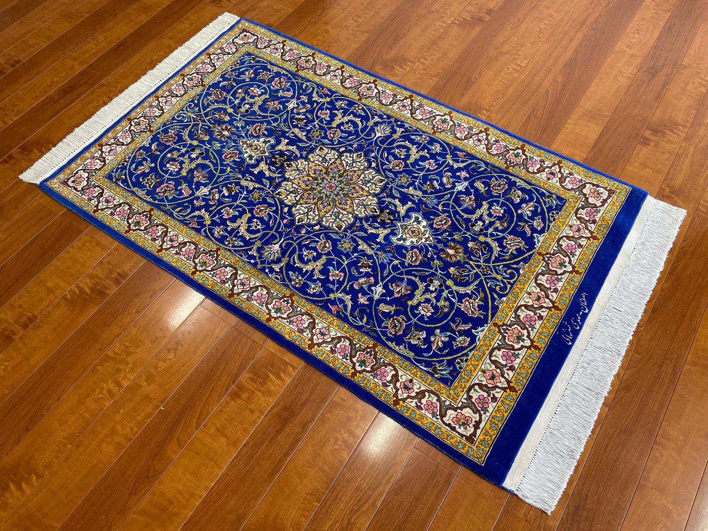 【オンライン限定】イスファハン シャッシャハーニ工房 143cm x 90cm A22610