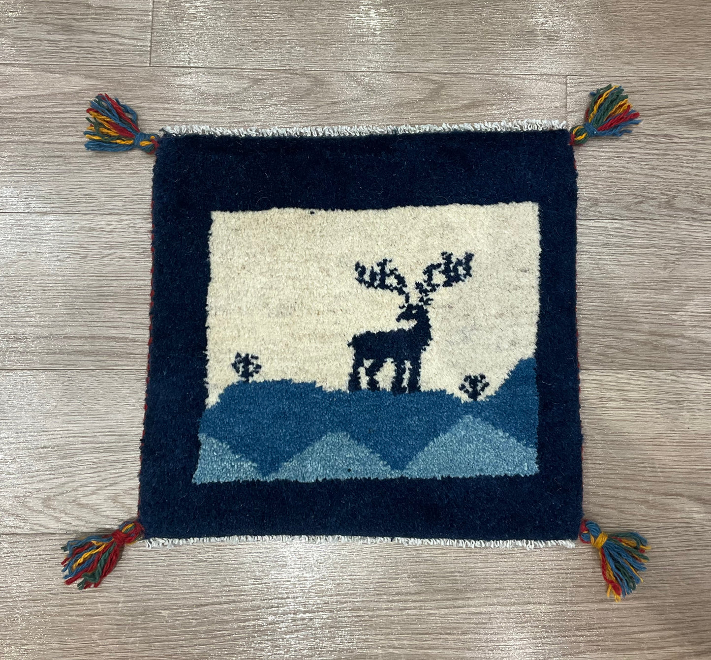 ギャッベ 42cm x 39cm T9981