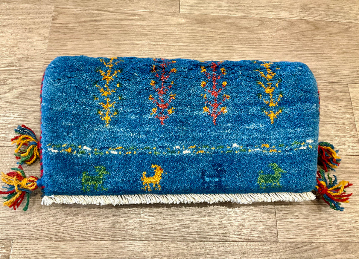 【福岡店】ギャッベ 44cm x 39cm Z3313