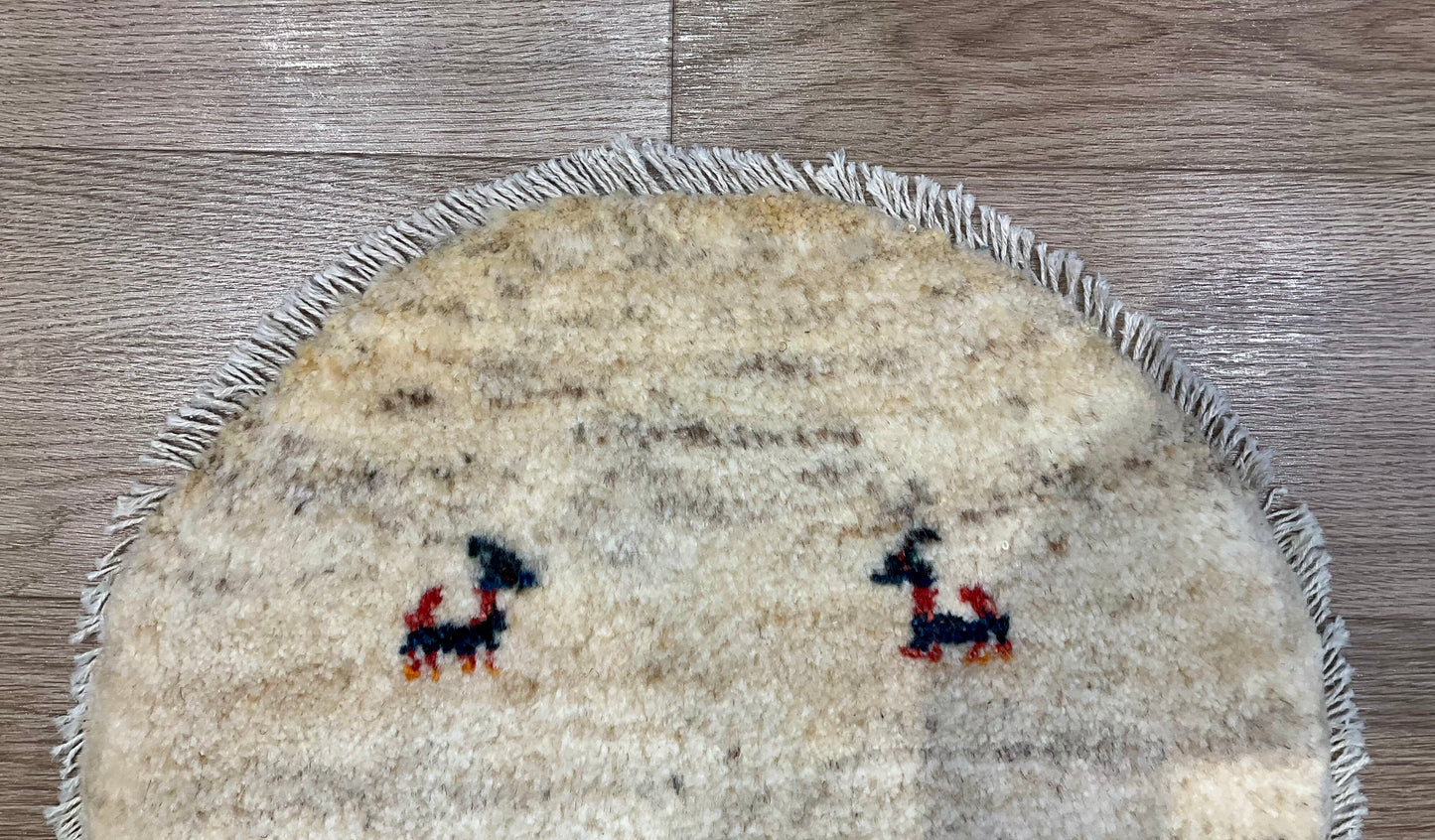 ギャッベ 41cm x 40cm T190