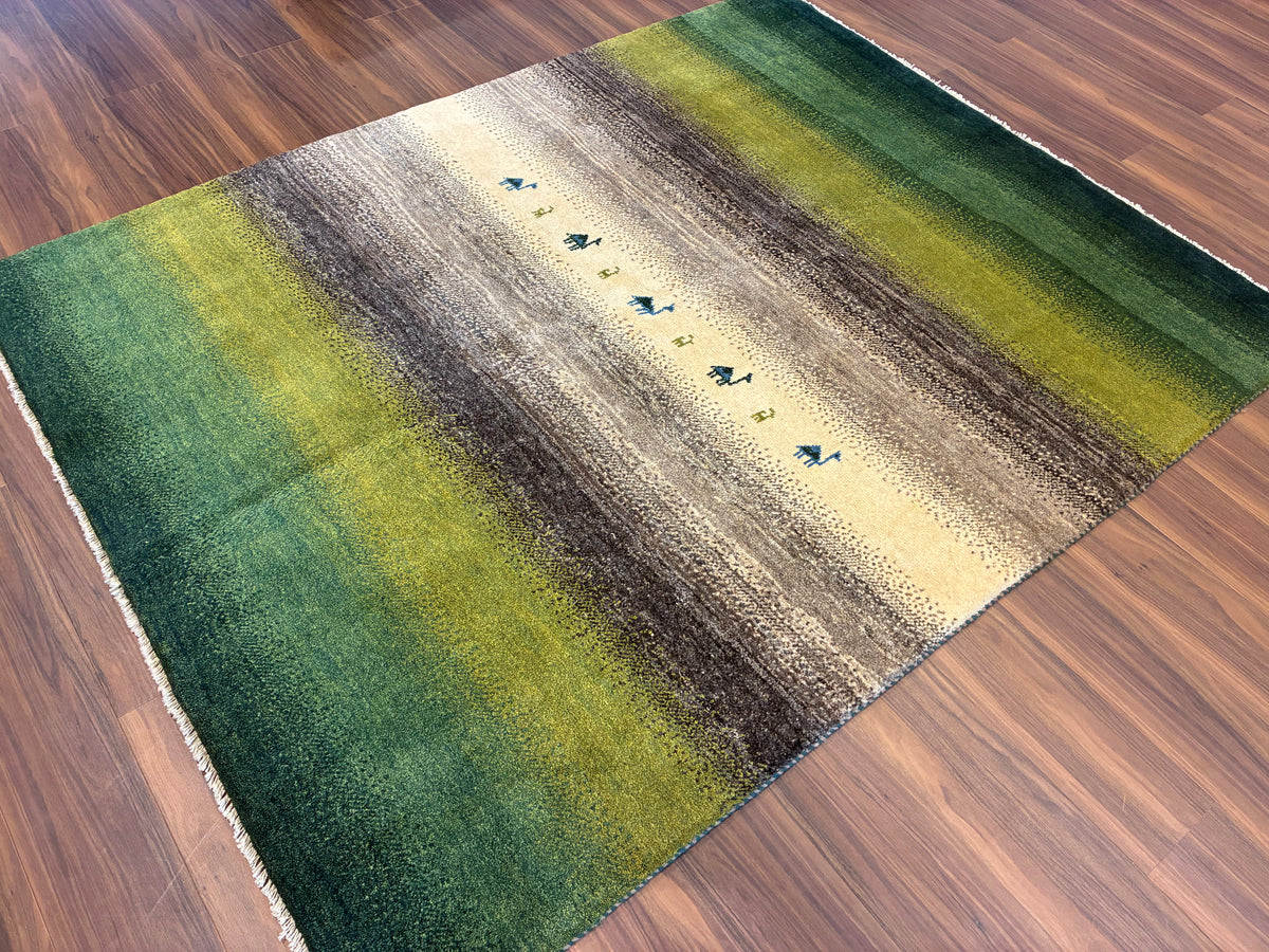 【千葉店】ギャッベ  195cm x 153cm RJ10575