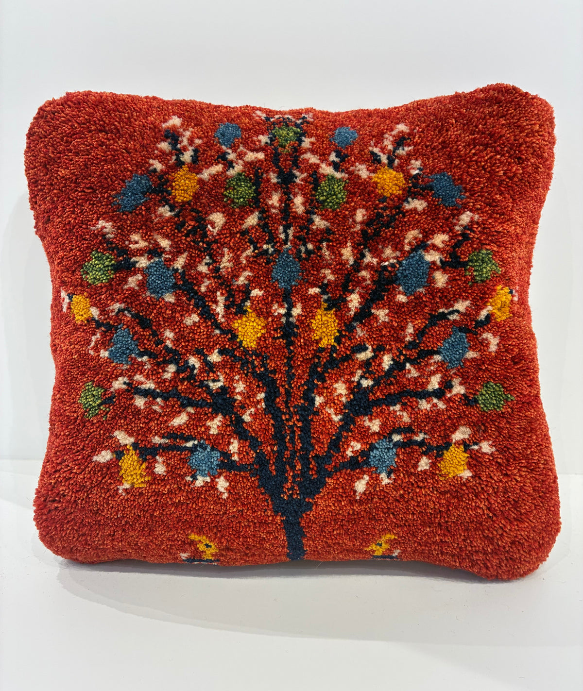 【千葉店】ギャッベクッション 48cm x 52cm Z2878