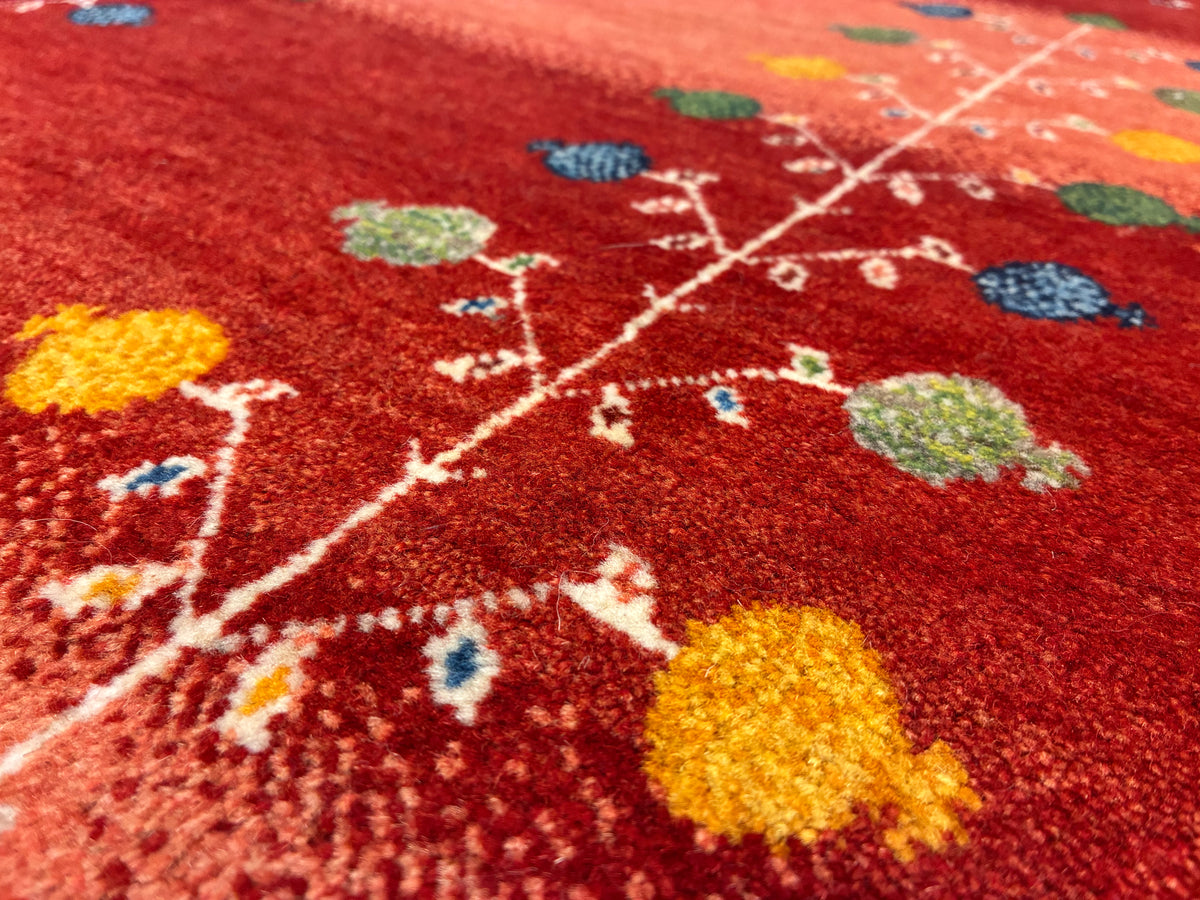 【千葉店】カシュクリギャッベ  200cm x 150cm RJ14442