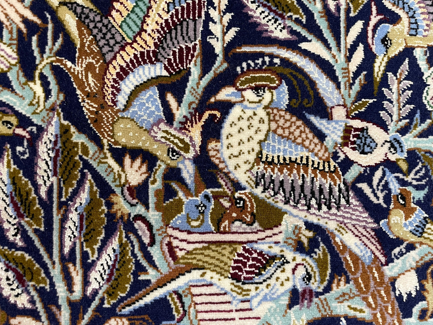 【オンライン限定】イスファハン バーネイ工房 140cm x 87cm A22627