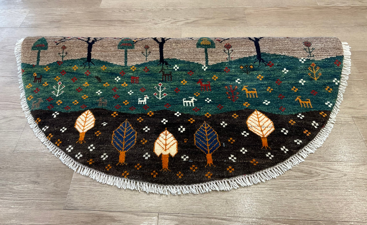 ギャッベ アマレバフト Φ100cm RJ14733