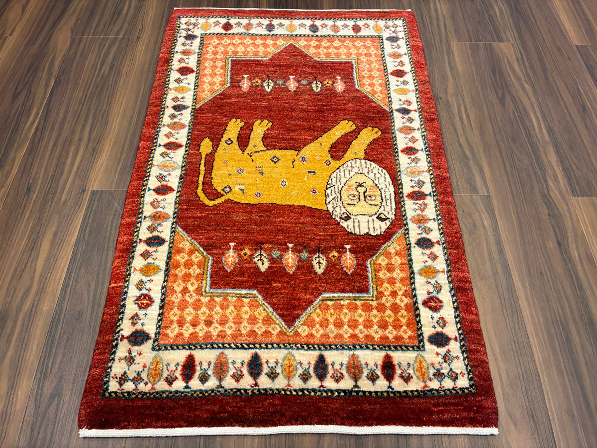 【千葉店】カシュクリギャッベ 97cm x 61cm RJ16095