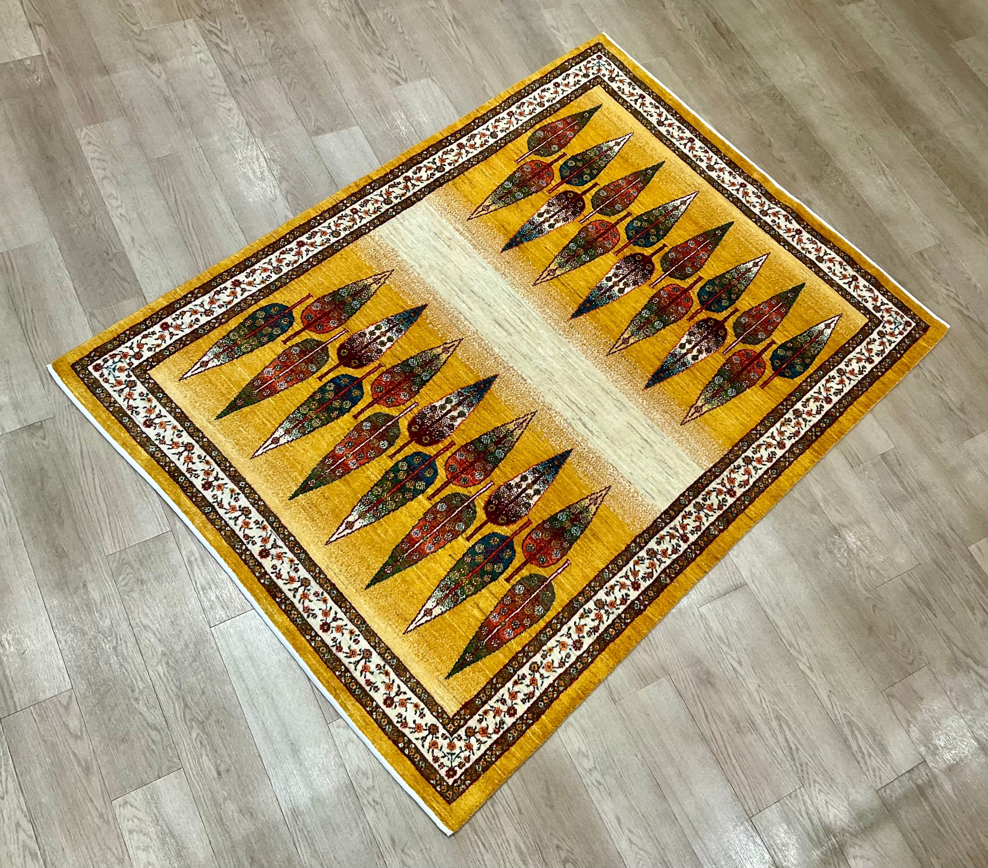 カシュクリギャッベ 202cm x 150cm RJ16043 – ペルシャ絨毯専門店