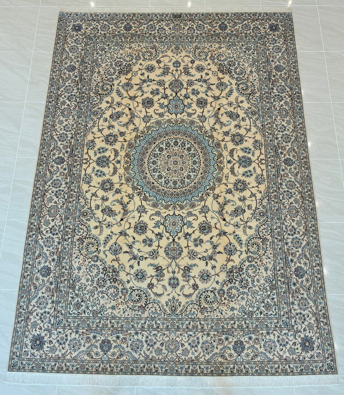 【千葉店】ナイン・シシラ ハビビアン工房 359cm x 257cm NT7591