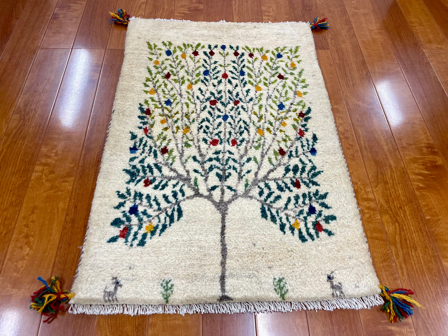 【オンライン限定】ギャッベ 90cm x 62cm RJ14212