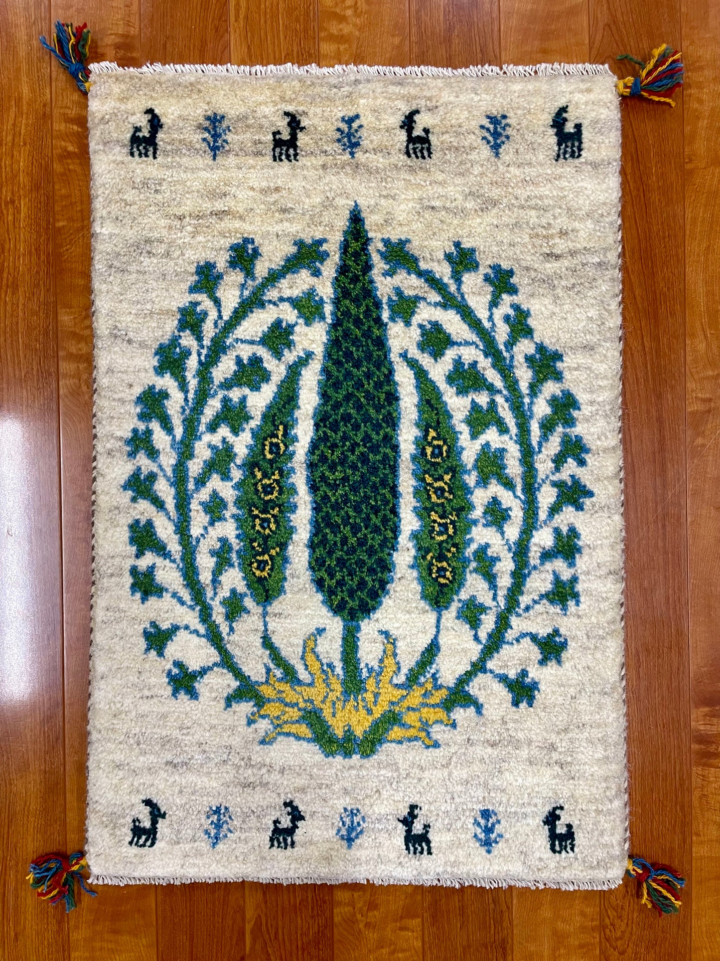 【オンライン限定】ギャッベ 90cm x 60cm RJ13792