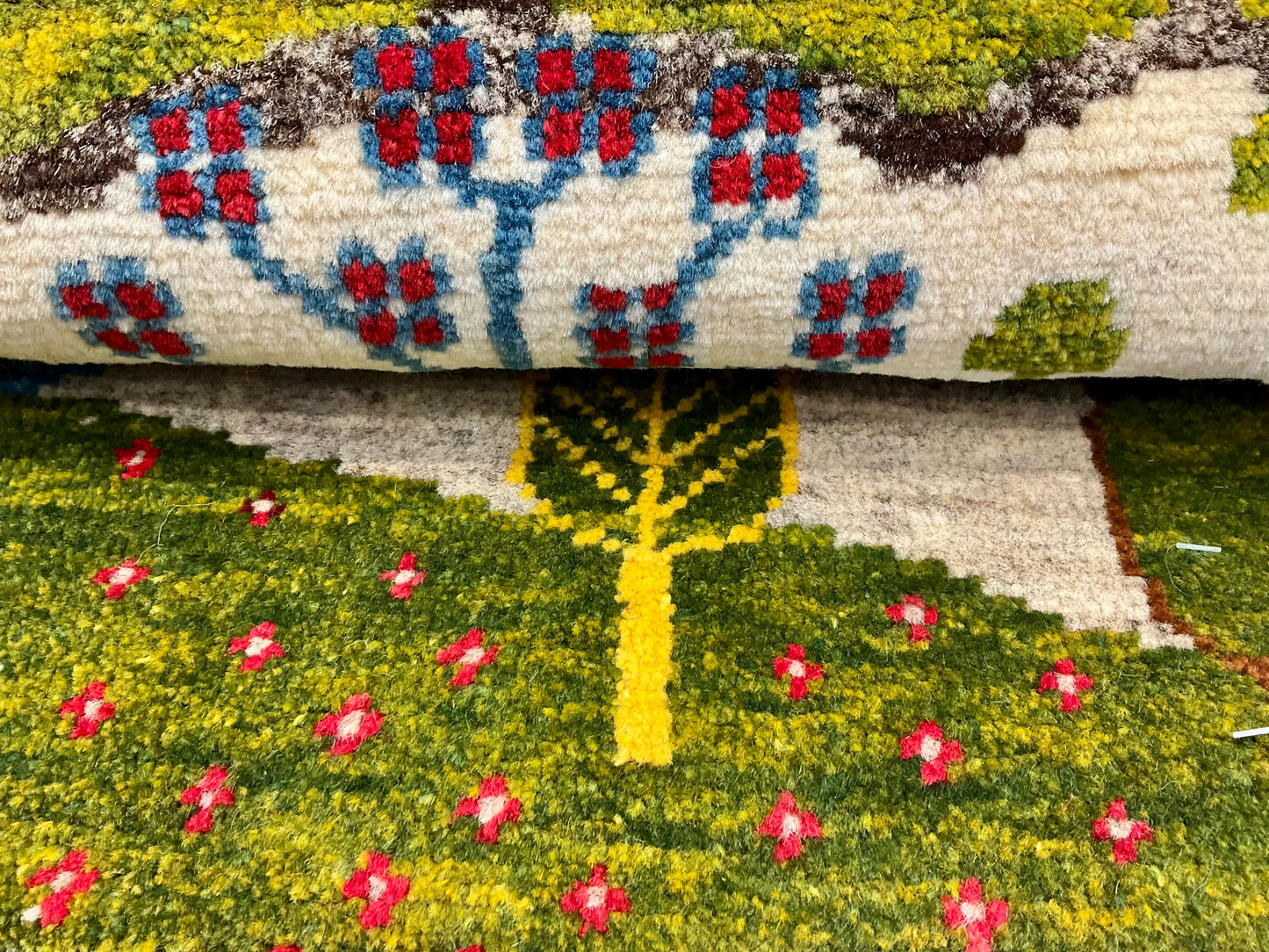 ギャッベ アマレバフト Φ100cm RJ13542